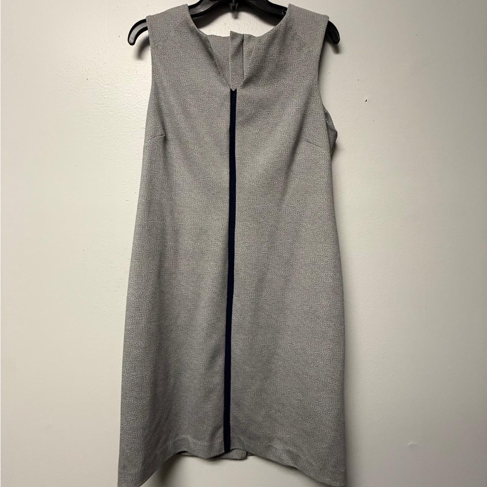 Margaret M Gray Sleeveless Mini Dress